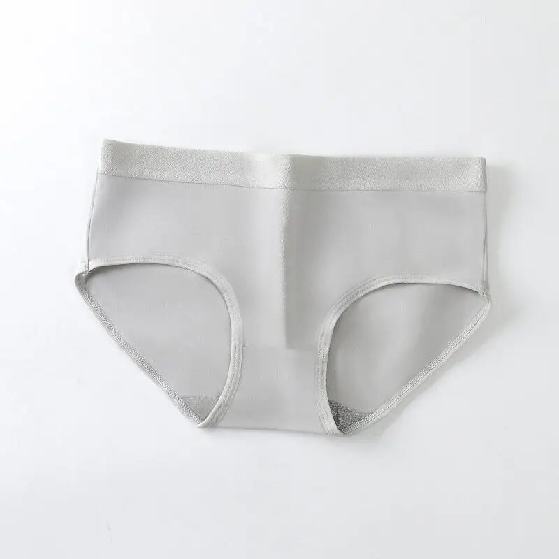 1 Pack Women Simple Panties Low Waist Soft Breathable Briefs Ladies Full Coverage Underwear Daily Solor Color Intimates M-2XL