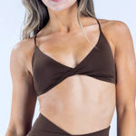 Vision Twist Sports Bra Push Up Seamless Yoga Bra Padded Gym Underwear Cross Thin Strap Workout Top Fitness Running Sportswear