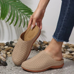 Women'S Summer Slippers Women Fashionable Comfortable Closed Toe Slippers Women Indoor Soft Thick Sole Casual House Slippers