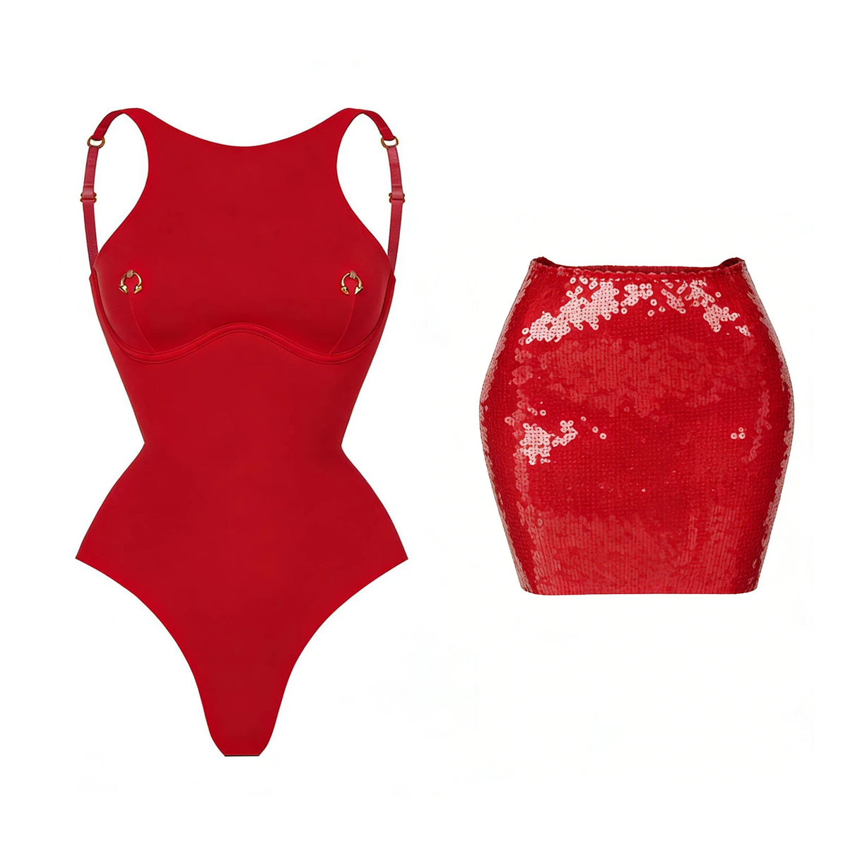 Sexy 3Pcs Swimsuit With Mini Skirt Women Bikini Push Up Swimwear Solid Biquini High Cut Monokini Swim Suit Bathingsuit Beachwear