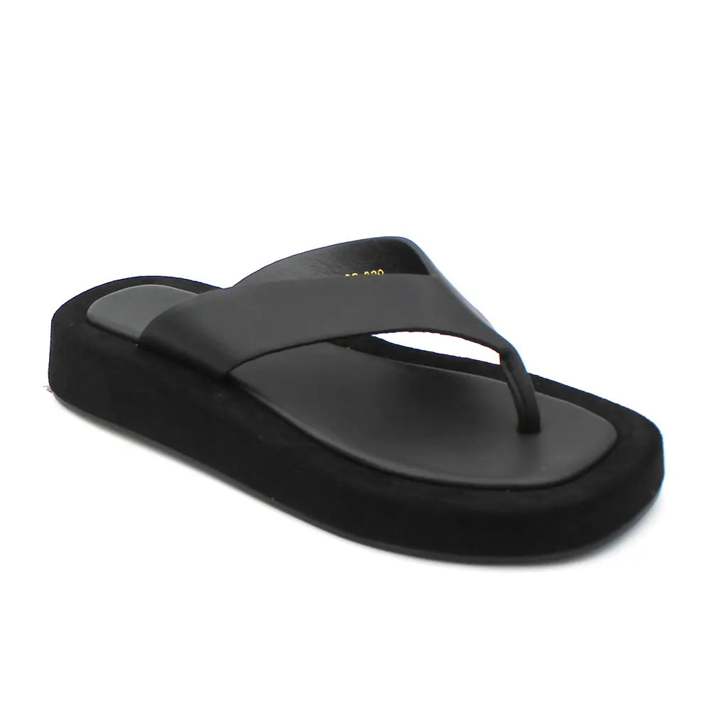 2025 Women's Flat Flip Flops Sandals Black White Summer Shoes Casual Outdoor Wear Beach Vacation Slides
