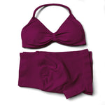 2 Pieces Gym Set Women Workout Clothes Scrunch Shorts Set Halter Sports Bra Fitness Top Woman Sportswear Yoga Set Outfits