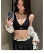 MOYISU Japanese Milk-Skin Bralette - Wireless Summer Bras for Small Chest Traceless Lift Soft Jelly Support Back Tuck Technology