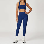New Yoga Set 2Pcs Women No Logo Tank Tops High Waist Seamless Shorts Workout Outfit Fitness Gym Clothes Workout High quality
