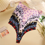 5Pcs Women Ultra-thin Seamless G-string Seamless Print Thongs Sexy Panties Ladies Soft Cute Thongs Female S-XL T-Back Panties