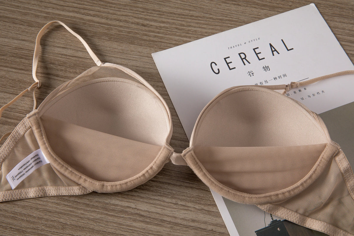 Women's Sexy 1/2 Cup Mesh Bra Balconette Mesh wire free Demi Shelf Bra See Through padding Bralette Backless Bra Small Breats