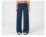Yoga Pants Women High Waist Fitness Sports Flared Trousers Gym Workout Jogging Wide Leg Pants Female Dance Sports Flared Pants