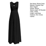 Sexy V Neck Long Prom Dress Women's Off Shoulder High Split Maxi Dress Formal Cocktail Party Evening Gown with Train
