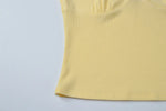 FDYOUI Fashion Casual V-neck Short Sleeve Solid T-shirts Streetwear Y2K Women's Summer Slim Cropped Tops Girls White Tee Shirt