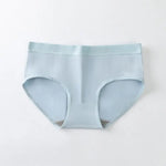 1 Pack Women Simple Panties Low Waist Soft Breathable Briefs Ladies Full Coverage Underwear Daily Solor Color Intimates M-2XL