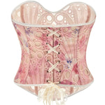 European and American waist cinching jacquard court corset abdominal and chest support tight fitting shapewear bone suit summer