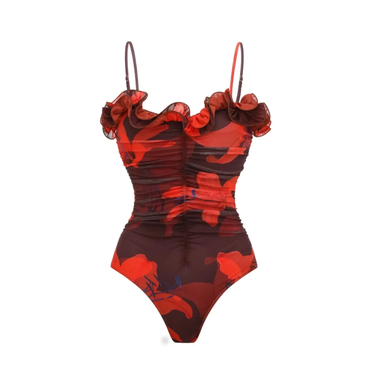 Floral 2Pcs Sexy Swimsuit 2026 Bandeau Biquini Women Bikini Push UpSwimwear Female Swim Suits Cover Up Bathingsuit Beachwear