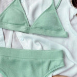 S - XL Sexy Female Swimsuit High Waist Bikini Women Swimwear Two-Pieces Bikini Set Ribbed Bather Bathing Suit Swim V2328