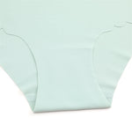 Seamless Women Briefs S-XXL Wave Edge V-shaped Underwear Panties Ice Silk Underwear For Women Low Waist Briefs One Piece Panty