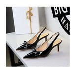 2026 Latest Light Luxury Style Women's Casual High Heel Sandals Summer Exquisite Pointed Shallow Mouth Fine Heel Modern Sandals
