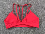 Women's Detachable Strap Yoga Bra Top Seamless Racerback Sweat-Wicking High Support for Yoga Running & Low Impact Workouts
