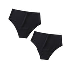 2Pcs/Set Ice Silk High Waist Briefs Panties Women Stretch Underwear Seamless Panties Female Underpants Sexy Lingerie XS-XL
