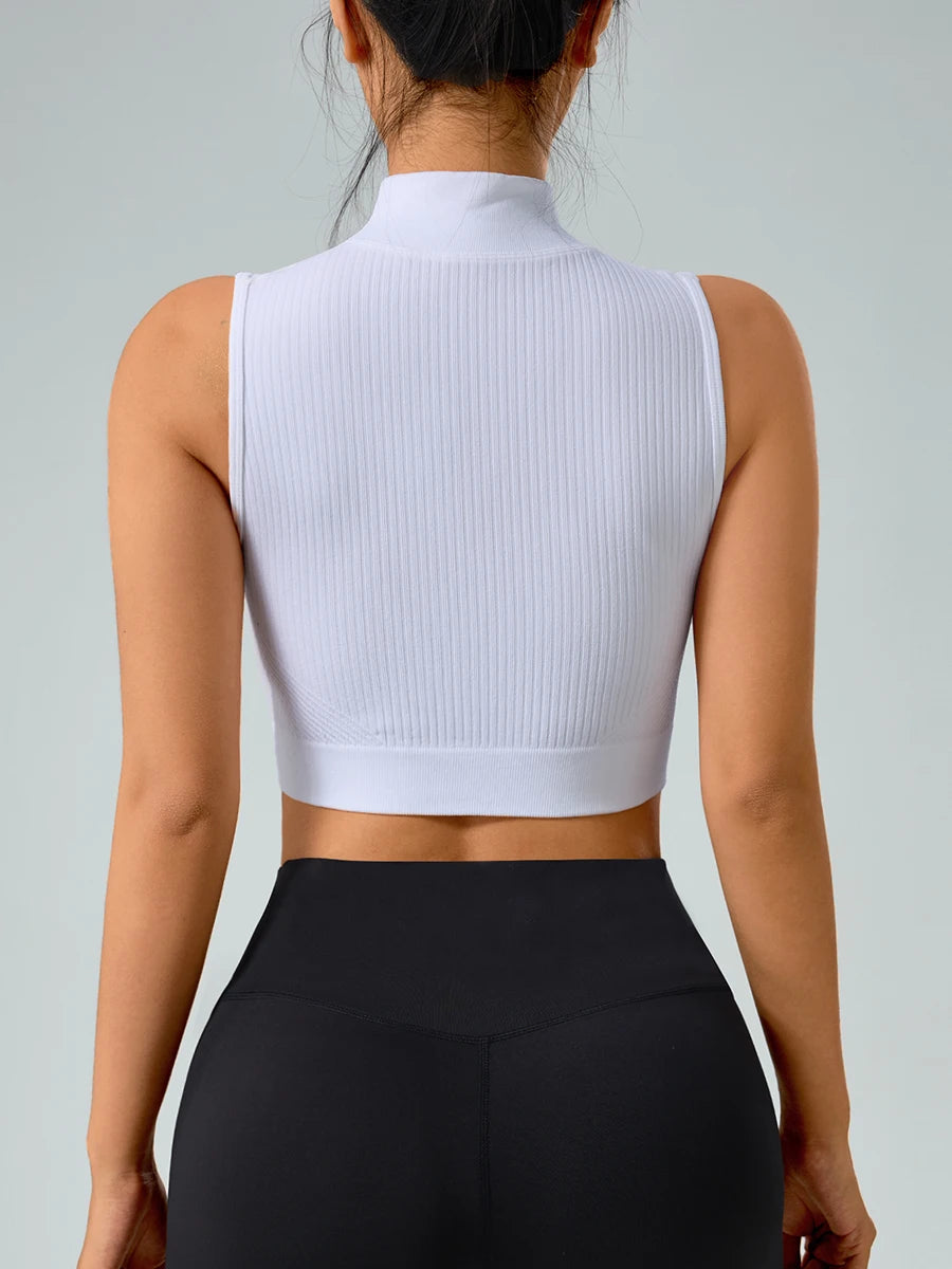 Seamless Women Sporty Vest Women Sleeveless Tops T-shirt Sportswear Woman Gym Tank Top Sports Yoga T-shirts Female Clothing