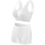 Women Seamless Bra Set Female Bra Tanks Low Waist Boyshorts Underwear Sexy Casual Sports Panties Lingerie Set S-5XL Intimates