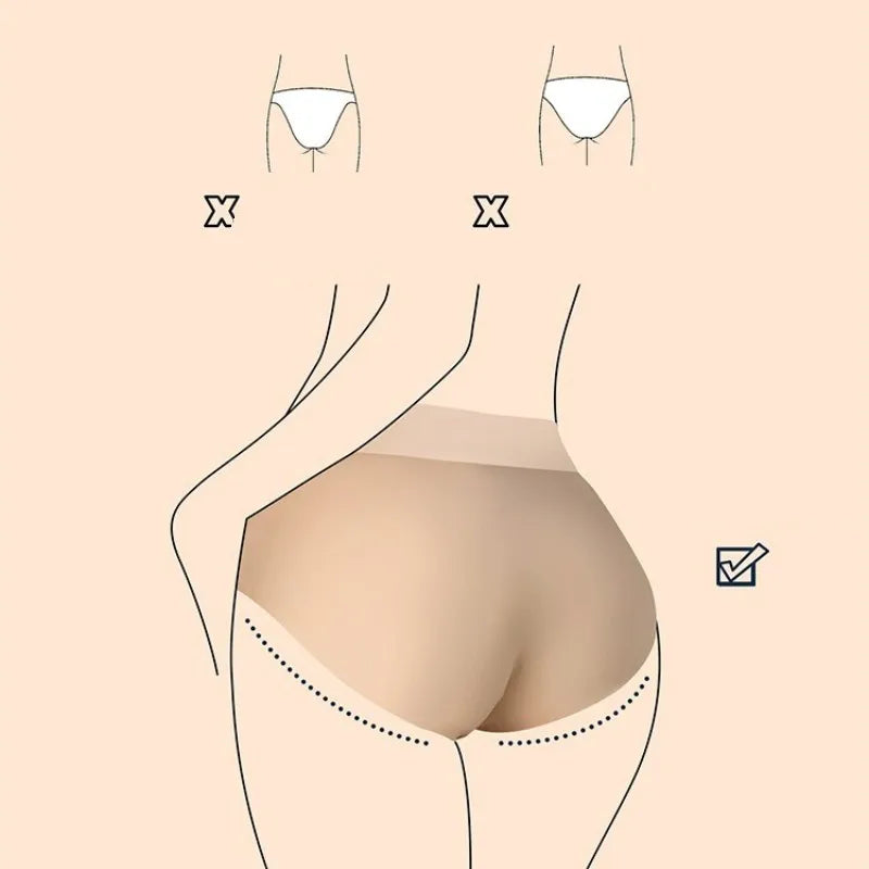 1PC Ice Silk Panties Women Sexy Underpant Low Waist Underwear Low Rise Panties Seamless Panties Underwear Comfy Lingerie