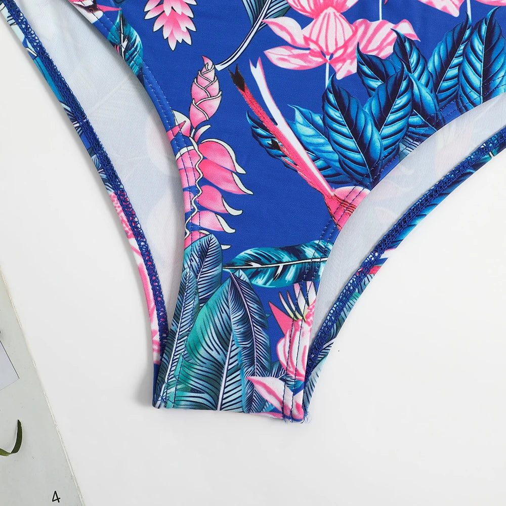 2025 Print Strapless Two Piece Bikini Set Women Swimwear Female Swimsuit Bathers Bathing Swimming Suit Beachwear Summer