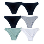 6Pcs/Set Women's Panties Cotton Briefs Underwear Female Underpants Low Rise Underwear Sexy Lingerie Soft High Cut Pantie
