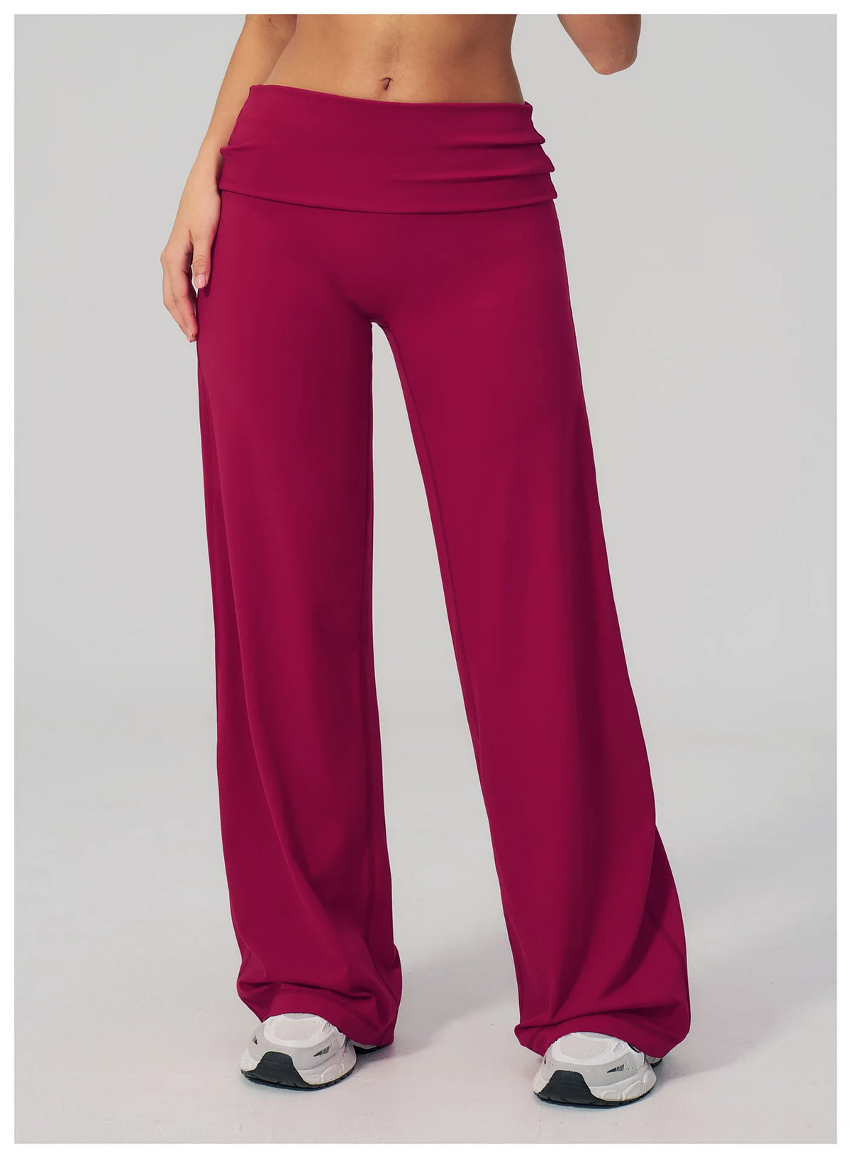 Yoga Pants Women High Waist Fitness Sports Flared Trousers Gym Workout Jogging Wide Leg Pants Female Dance Sports Flared Pants