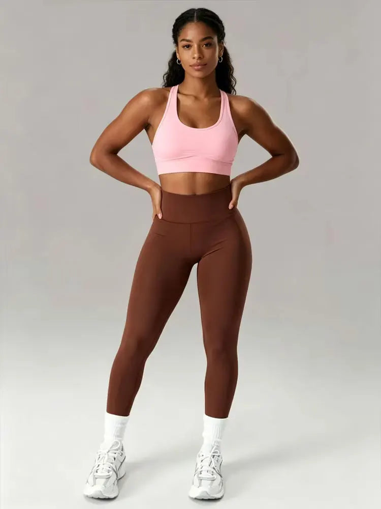 Womens High Waist Skinny Leggings Soft Stretchy Butt Lifting Yoga Pants For Fitness Pilates Running Workout Summer Activewear