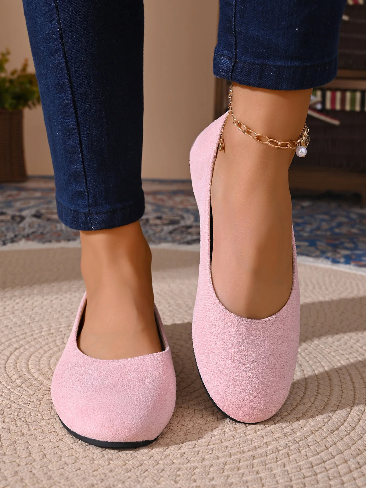 Women Flats Shoes Comfortable Knit Ballet Flat Shoes Women Casual Slip on Loafers Office Boat Sneakers Women Zapatos De Mujer