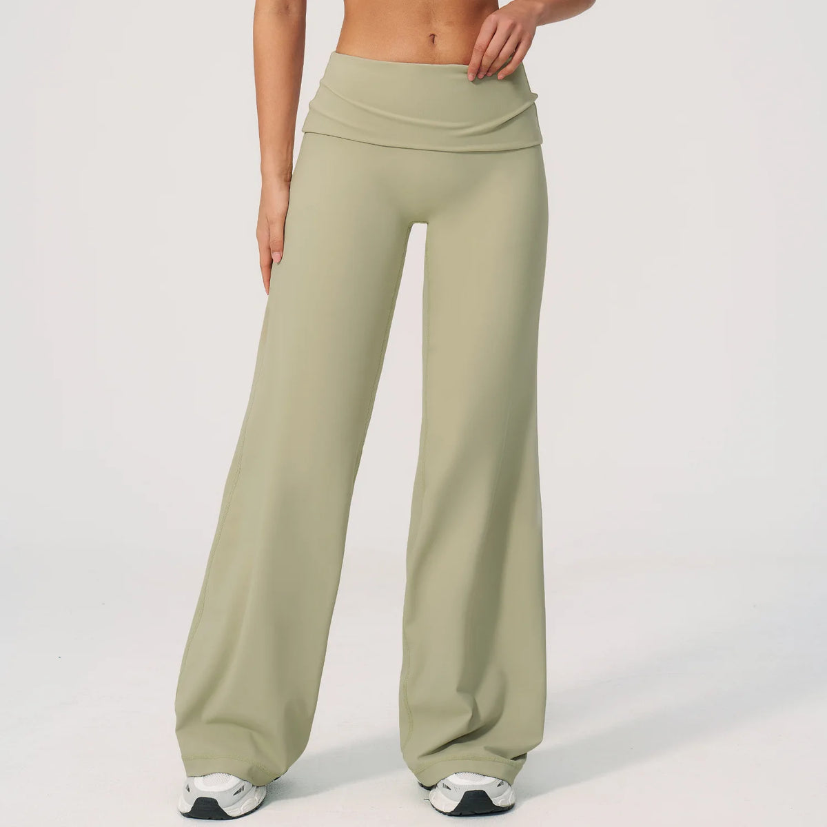 Yoga Pants Women High Waist Fitness Sports Flared Trousers Gym Workout Jogging Wide Leg Pants Female Dance Sports Flared Pants
