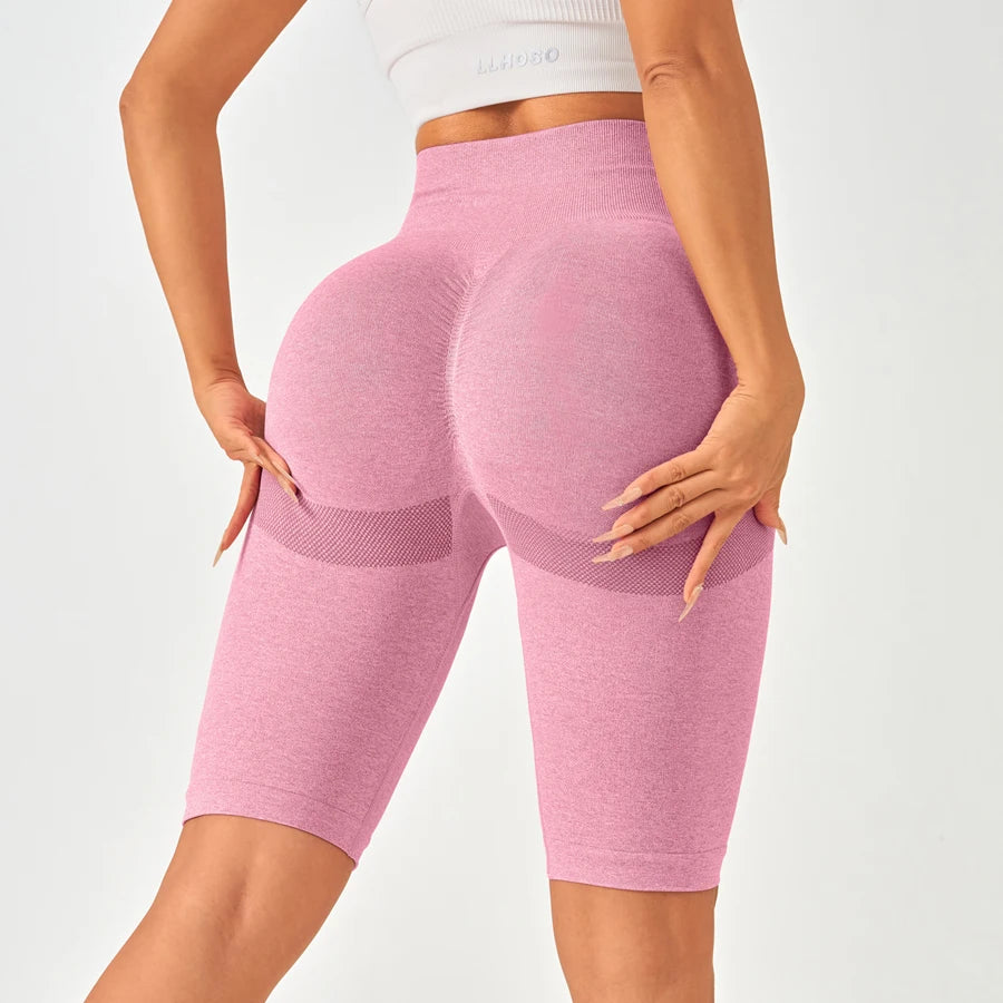 Women Sports Leggings Sportswear Woman Gym Legging Seamless Yoga Shorts w/Tummy Control Women's Shorts Fitness Female Clothing