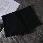 Women Underpants Seamless Mid Waist Cotton Solid Color Stretchy Boxers Anti-exposure Moisture-wicking Briefs Women Daily Wear