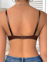 fashionable sexy push-up bra U-shaped multi-wear bralette with invisible backless underwear underwire padded Lingerie