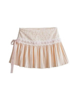 Design Sense Pure Love Girl Pink Cake Skirt Exquisite Sweet Lace Splicing Pleated Skirt Short Skirt Sweet Korean Women 2QEB