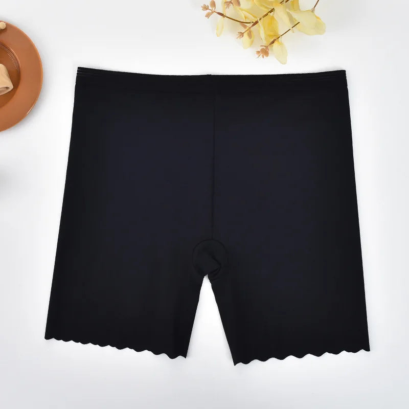 Ice Silk Safety Short Pants High Waist Shorts Panties For Women Tummy Control Hip Lift Underwear Boyshorts Boxer