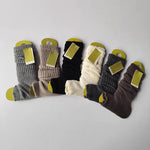 Women's warm knitted socks, autumn and winter Korean version long leg stacked socks, solid color warm dance yoga knitted socks