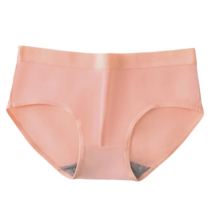1 Pack Women Simple Panties Low Waist Soft Breathable Briefs Ladies Full Coverage Underwear Daily Solor Color Intimates M-2XL