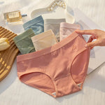 5Pcs Women's Cotton Underwear Panty Cute Sexy Panties Female Seamless Underpants Solid Color Panty Intimates Women Lingerie S-XL
