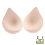 Tear Drop Shape Breast Pad Invisible Bra Pad Insert Removeable Sports Bra Cups Inserts Chest Insert Pads for Swimsuit Bikini