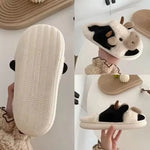 Halloween Christmas Cartoon Cow Kigurumi Unicorn Pajama Slipper Jumpsuit Women's Cute Zipper Hooded Sleepwear Onesies Winter