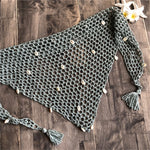 7 Colors Hollow Out Crochet Knitted Sarong Pareo Beach Cover Up Cover-ups Beach Dress Beach Wear Beachwear Female Women V7010