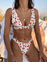 2025 Brazilian Triangle Bikinis High Cut bikini Women Swimsuit Female Swimwear Two pieces bikini Set Bather Bathing Suit Swim