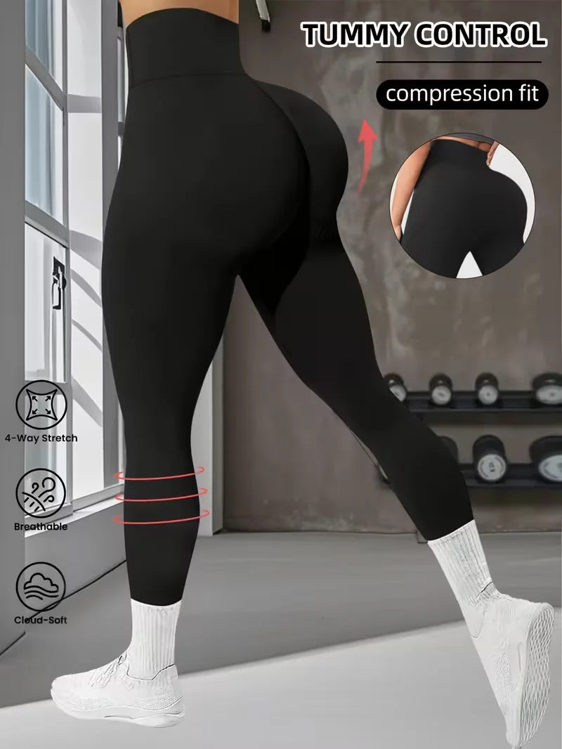 Buttery Soft Sports pants Womens Mid Waist Yoga Leggings GYM Naked Feel Tummy Control Butt Lifting Pilates Running Sport Trouser