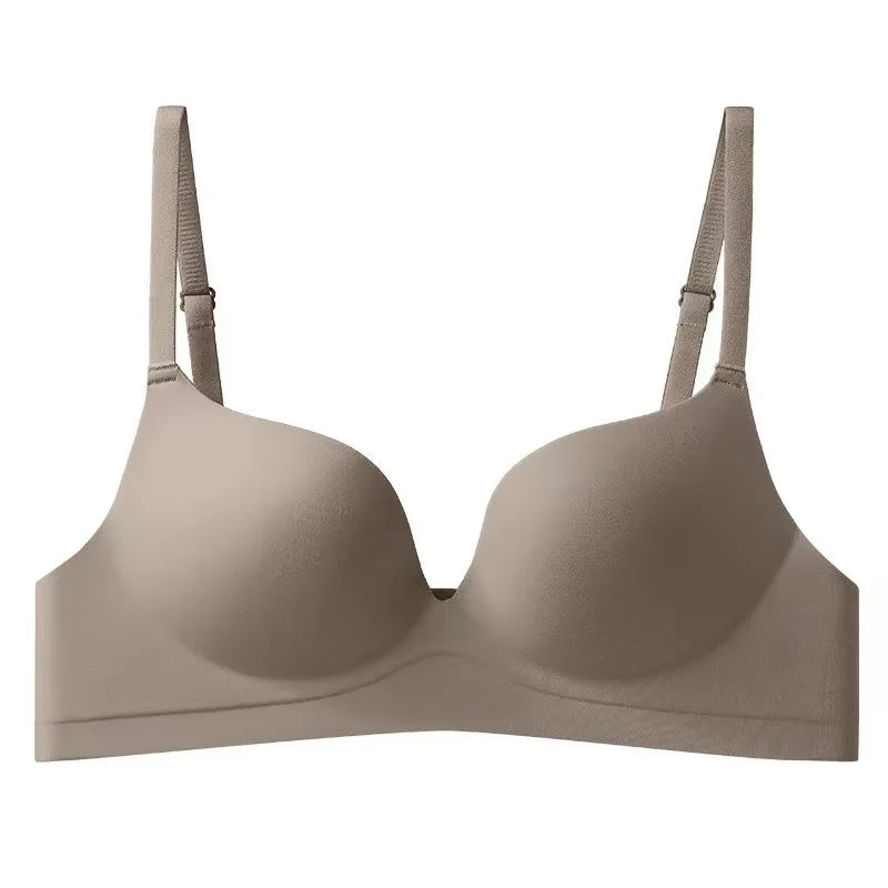 Push-Up Bras Seamless Underwear Women Gathered Small Chest Bralette Sexy Lingerie Without Steel Rings Comfort Breathable Bra