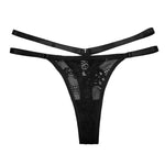 1pcs 2025 New Style Lady Thongs Low Rise Sexy Women G-string Red Party Erotic Sexy Lingerie Solid Breathable Female Underpants