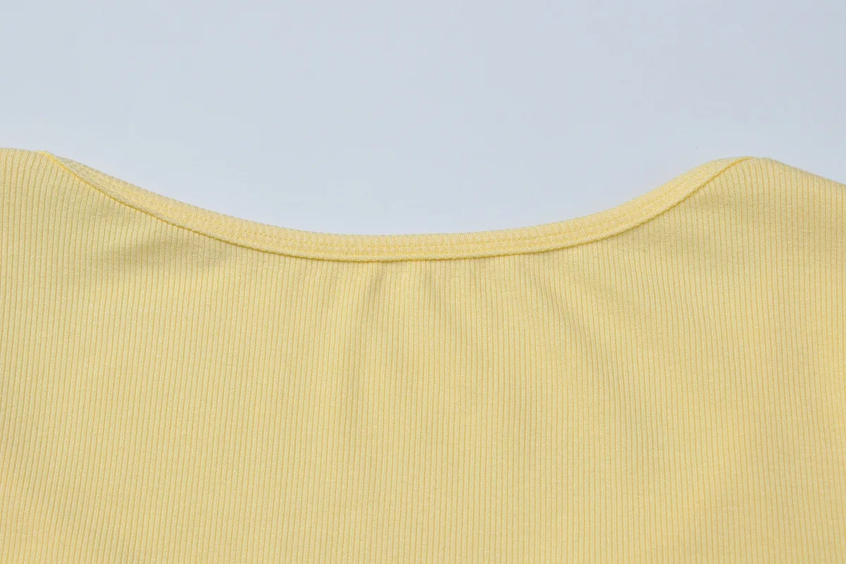 FDYOUI Fashion Casual V-neck Short Sleeve Solid T-shirts Streetwear Y2K Women's Summer Slim Cropped Tops Girls White Tee Shirt