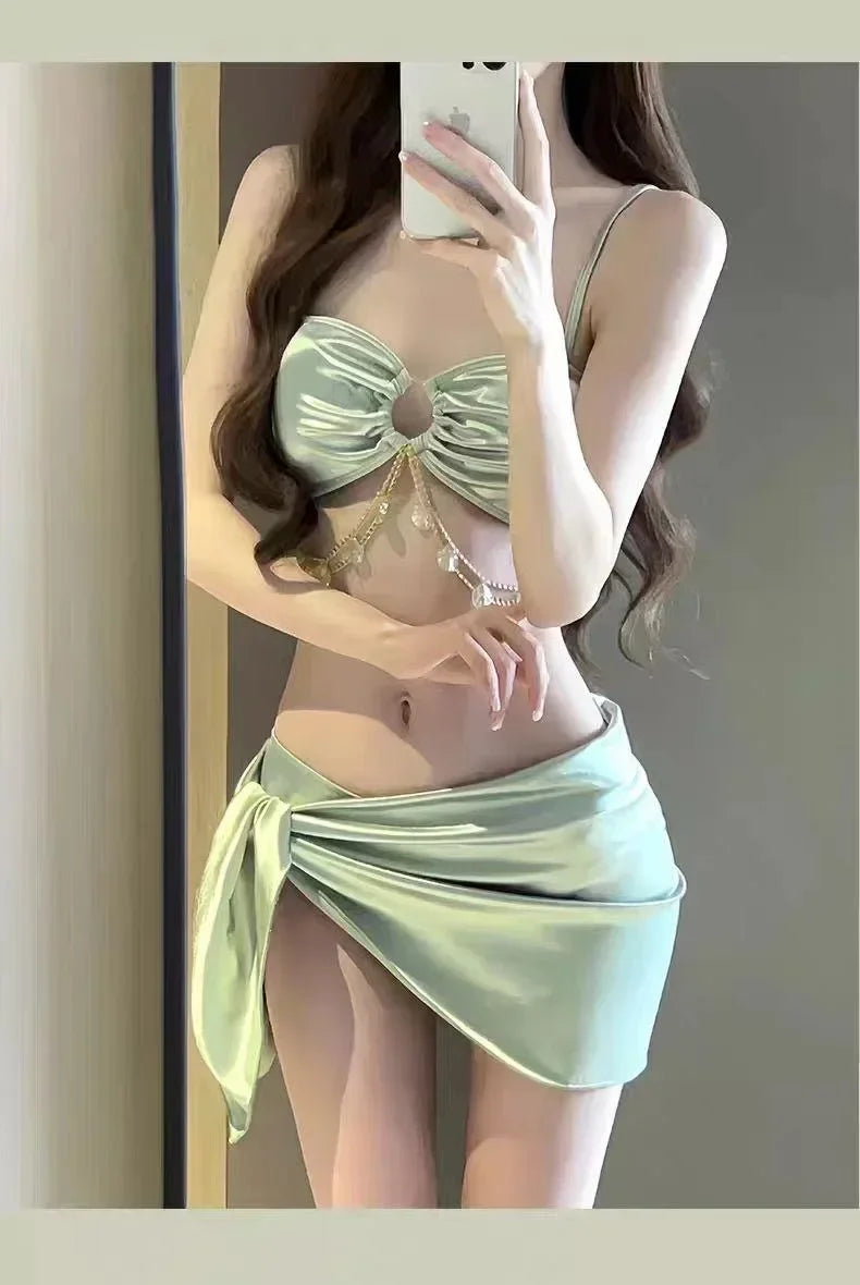 New Swimsuit Women Micro Bikini Bathing Suit Fashion Sexy Summer New Model Korean Version Cinjunto De Dos Piezas Mujer 2025
