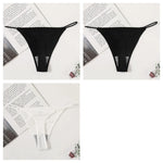 3Pcs/Set Women Panties G-String Seamless Underwear Low Rise Thongs Sexy Lingerie Female Thong G-String High Cut Panties