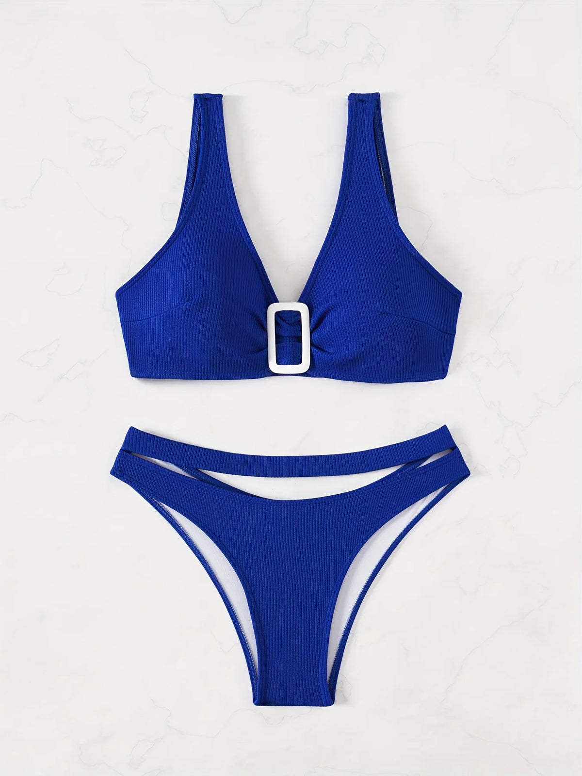 Sexy Royal Blue Bikini 2025 Woman Swimsuit Two Pieces Swimwear Female Thong Bikinis Set Swimming Bathing Suits Brazilian Biquini