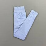 HISTELLO Impact Leggings Women Seamless Sports Yoga Pants Low Ribbed Band Gym Tights Fitness Workout Scrunch Butt Leggings